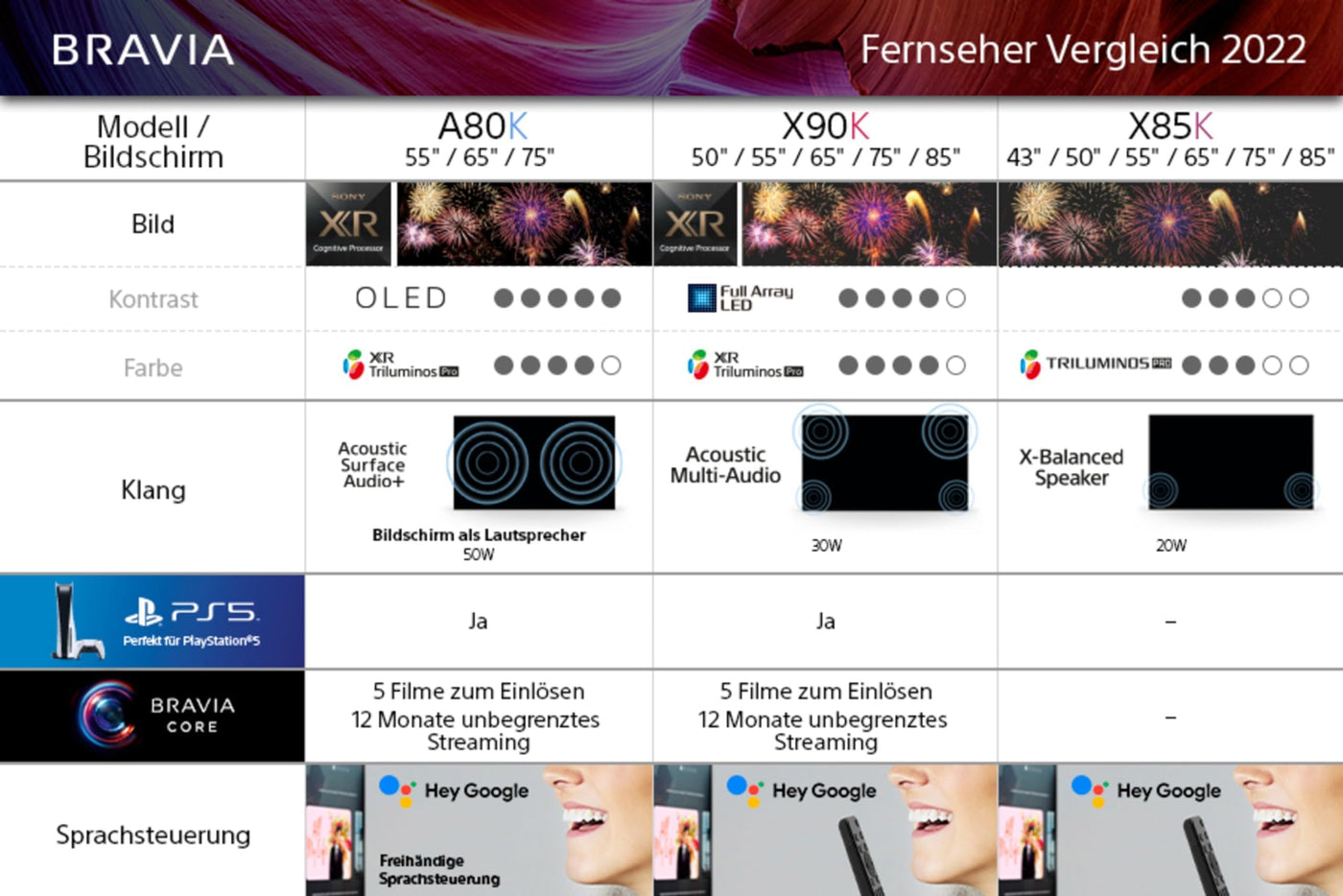 Sony BRAVIA XR, XR-50X90S, téléviseur 50 pouces, Full Array LED, 4K HDR 120 Hz, Google TV, Smart TV, fonctionne avec Alexa, avec fonctionnalités exclusives PS5, HDMI 2.1, menu de jeu avec ALLM + VRR, garantie 24 + 12M