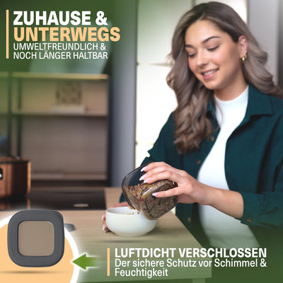 Viwares Vorratsdosen mit Deckel Luftdicht | 12er Vorratsbehälter Set | BPA-FREI | Vorratsdose zur Mehl Zucker & Müsli Aufbewahrung Küche | Praktische Aufbewahrungsbox Küche für alle Lebensmittel