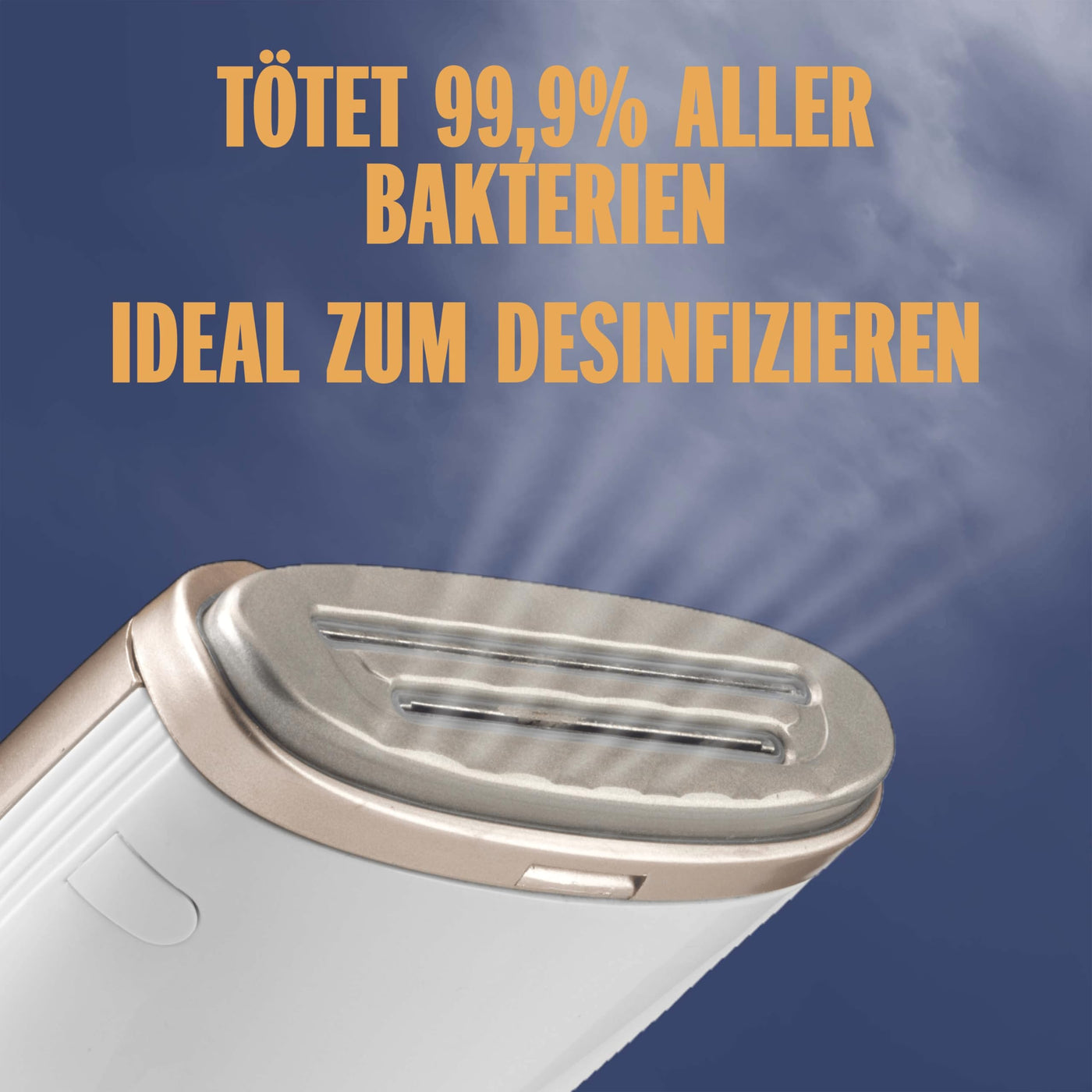 Conair Turbo ExtremeSteam Dampfglätter mit 5 EInstellungen | Dampfleistung 25g/Min. | Schnelle Aufheizzeit | 3 Aufsätze für feine und schwere Stoffe + Bügelfalten | weiß/beige