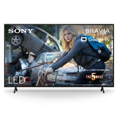 Sony BRAVIA, KD-55X75WL, Téléviseur 55 pouces, LED, 4K HDR, Google TV, Smart TV, Fonctionne avec Alexa, BRAVIA CORE, HDMI 2.1, Menu de jeu avec ALLM