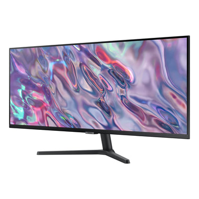 Samsung ViewFinity S50C Monitor S34C500GAU, 34 Zoll, VA-Panel, Ultra WQHD Auflösung, Eco Saving Plus, AMD Freesync, HDR10, 5 ms Reaktionszeit, Bildwiederholrate 100 Hz, Schwarz