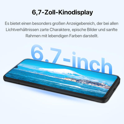 UMIDIGI F3S Android Smartphone Ohne Vertrag,6GB + 128GB Handy ohne vertrag, 6.7 Inch Phone, 48MP Triple Camera, 5150mAh Battery Android 11 Intelligent Mobile Phone Fingerprint/Octa Core/4G LTE/OTG