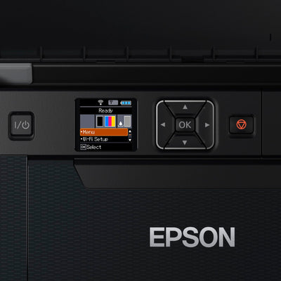 Epson WorkForce WF-110W tragbarer Tintenstrahldrucker (DIN A4, WiFi Direct, Drucker, mobiles Drucken, USB, integrierter Akku, nur 1,6 kg Gewicht) schwarz