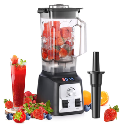 Enfmay Standmixer, 2000W Mixer Hochleistungsmixer, Stufenlose Geschwindigkeitsregulierung, 2L Smoothie Maker mit Pulse Funktion, Selbstreinigend, Blender Mixer mit für Obst/Smoothie/Shakes