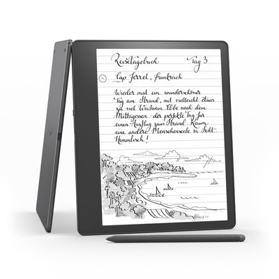 Zertifiziert und generalüberholt Kindle Scribe, der erste Kindle mit Schreibfunktion, mit 10,2-Zoll-Paperwhite-Display mit 300 ppi, mit Premium-Eingabestift | 32 GB