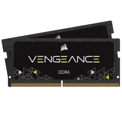 Corsair Vengeance SODIMM 32GB (2x16GB) DDR4 2400MHz CL16 Speicher für Laptop/Notebooks (Unterstützung für Intel Core™ i5 und i7 Prozessoren der 6. Generation) Schwarz