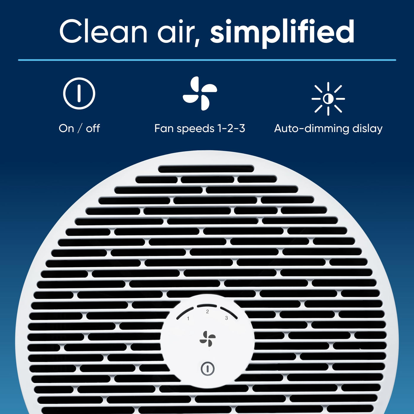 BLUEAIR Mini Air Purifier, kompakter Luftwäscher, entfernt 99,97 % Staub, Pollen und Rauch, leise und tragbar für Schlafzimmer und Büro, Blue Pure Mini Max Luftreiniger