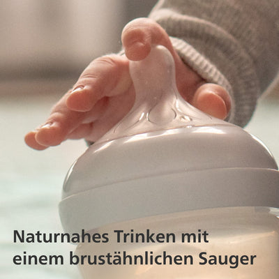 Philips Avent Natural Response Sauger – 2x Sauger für Babyflaschen mit Durchflussstärke 4, für Babys ab 3 Monaten, BPA-frei (Modell SCY964/02)