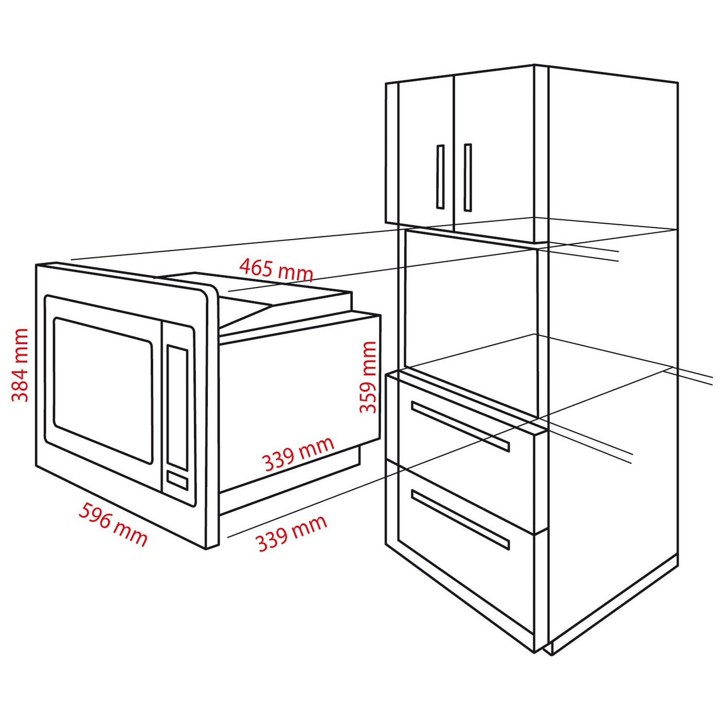 Bomann 2in1 Einbau-Mikrowelle mit Grill | 20 L Garraum | 8 Automatikprogramme | Auftaufunktion, inkl. Grillrost und Drehteller (Ø 24,5 cm) | 800 Watt | Edelstahl | MWG 2215 EB