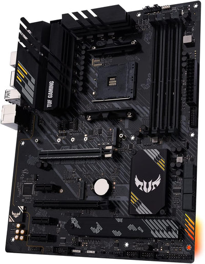 ASUS TUF Gaming B550-Plus Mainboard Sockel AM4 (ATX, Ryzen, PCIe 4.0, 2x M.2, 2Gbit/s Ethernet, SATA 6Gbit/s, USB 3.2 Gen 2 Typ-A/C, Aura Sync)