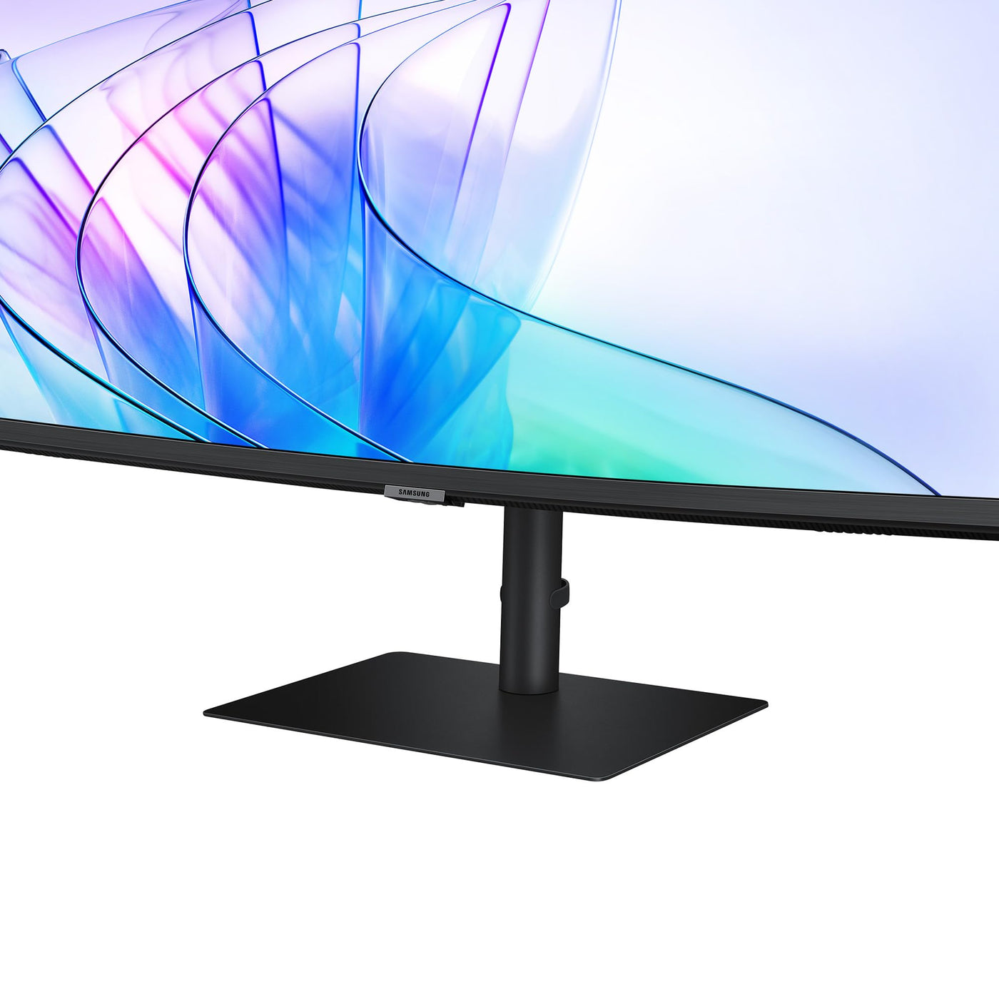 Samsung ViewFinity S65VC Curved Monitor 34 Zoll, Mit Lautsprechern und Webcam, Bildschirm mit VA-Panel, 3.440 x 1.440 Pixel, Bildwiederholrate 100 Hz, Reaktionszeit 5 ms, 90 W Laden via USB-C, Pivot