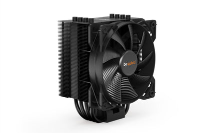 be quiet! Pure Rock 2 Black, CPU Kühler, 150W TDP, Pure Wings 2 120mm PWM, 4 6mm Heatpipes, asymmetrisches Design, Single Tower