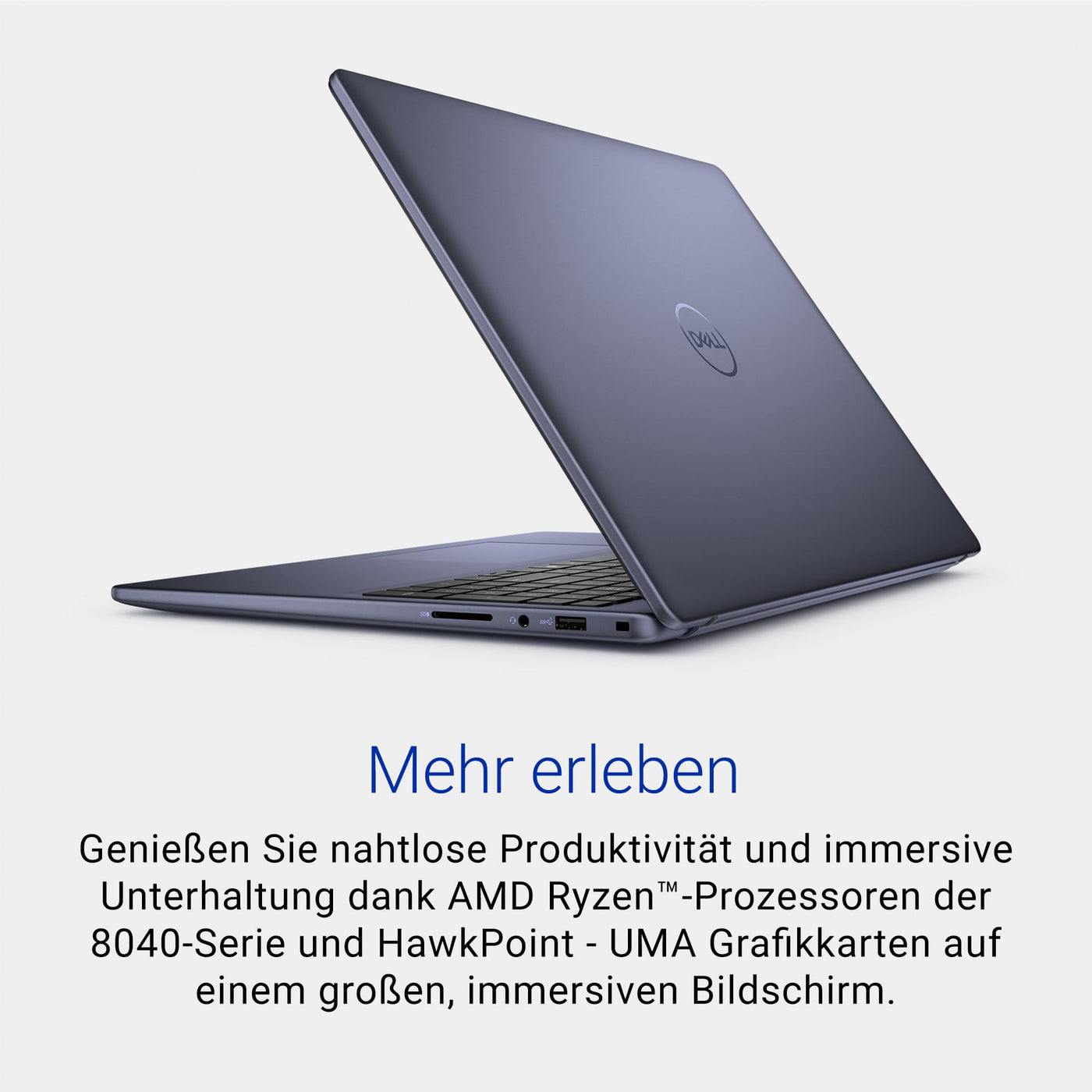 Dell Inspiron 16 5645 Laptop | 16" 16:10 FHD+ (1920 x 1200) Display | AMD Ryzen 7 8840U Prozessor | Radeon Graphics | 16 GB RAM | 1 TB RAM | Windows 11 Home | QWERTZ Tastatur