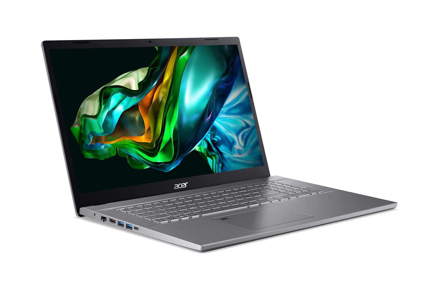 Acer Aspire 5 (A517-53-592Y) Laptop | 17,3" FHD Display | Intel Core i5-12450H | 16 GB RAM | 512 GB SSD | Intel UHD Grafik | Windows 11 | QWERTZ Tastatur | grau