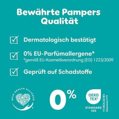 Pampers Windeln Größe 7, 132 Windeln, 15kg+ Baby-Dry, Bis zu 100% Auslaufschutz die ganze Nacht