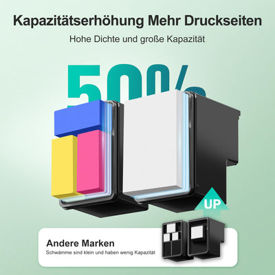 302XL Druckerpatronen Wiederaufbereitet für HP 302 Druckerpatronen Multipack für HP 302 XL Kompatibel für HP Envy 4525 4520 für OfficeJet 3831 5230 3830 für Deskjet 3630 3636(Schwarz, Farbe, 2er-Pack)