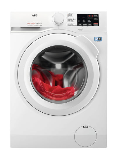 AEG L6FBA51480 Waschmaschine / 8,0 kg / Leise / Mengenautomatik / Nachlegefunktion / Kindersicherung / Schontrommel / Wasserstopp / 1400 U/min