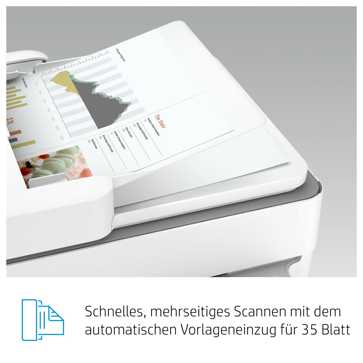 HP ENVY 6420e Multifunktionsdrucker, 20€ Cashback, 3 Monate gratis drucken mit HP Instant Ink inklusive, HP+, Drucker, Kopierer, Scanner, Mobiler Faxversand, WLAN, Automatischer Dokumenteneinzug