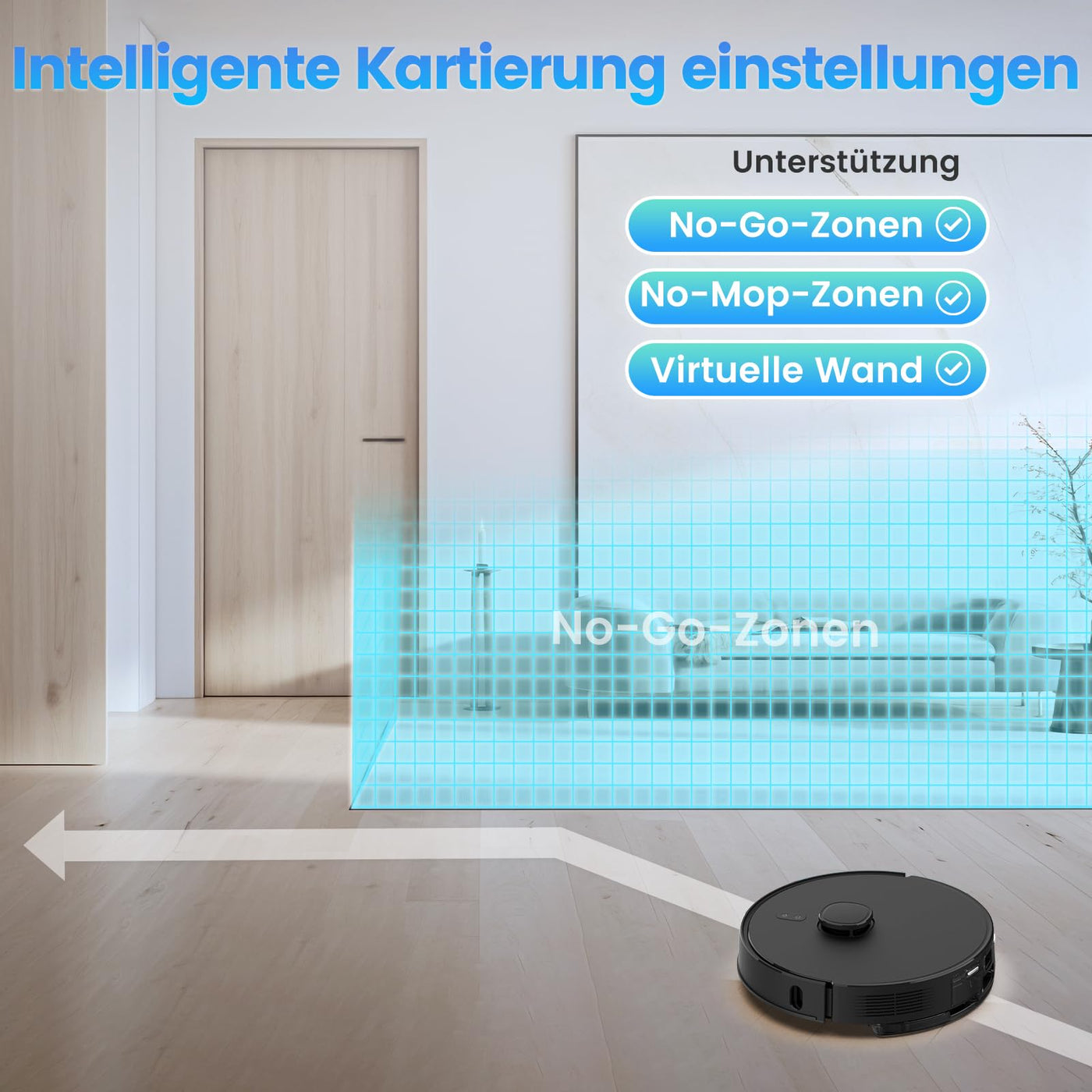 FIXR Saugroboter mit Wischfunktion und Absaugstation, 3.5L Staubsauger Roboter, LiDAR Navigation, 180Min Laufzeit Roboterstaubsauger für Teppich und Tierhaare, App/Alexa/Fernsteuerung Steuerung