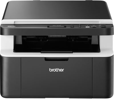 Brother DCP-1612W, Monochrom , Kompaktes 3-in-1 Multifunktionsgerät (Laserdrucker, digitaler Kopierer, Farbscanner, 2.400 x 600 dpi, USB 2.0, WLAN) dunkelgrau