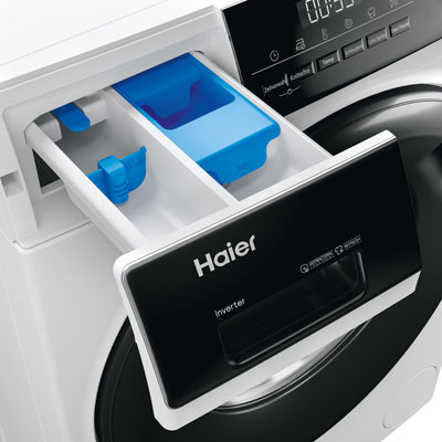 Haier I-PRO SERIE 3 HW81-NBP14939 Waschmaschine / 8 kg / A - beste Effizienz / Inverter-Motor / Dampfprogramme / XL-Trommel / Aquastop-Schlauch