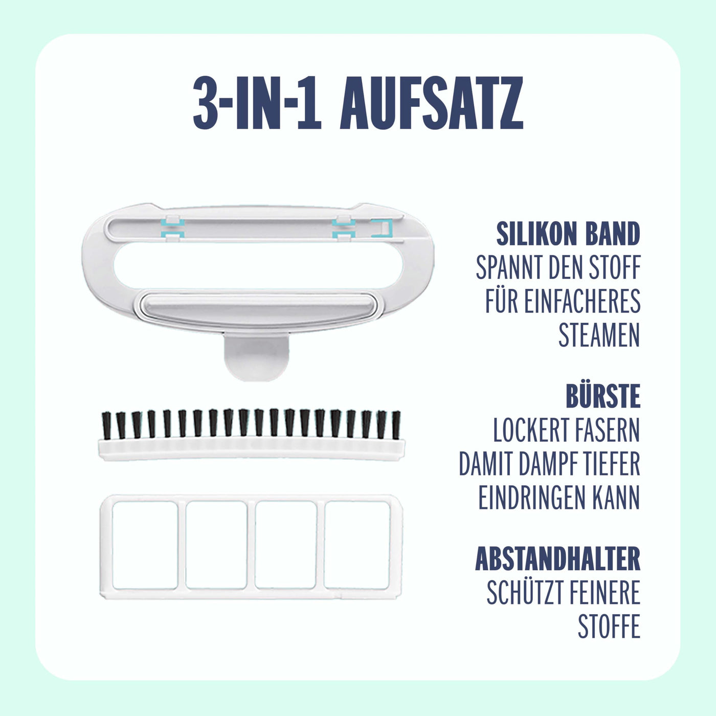 Conair Turbo ExtremeSteam Dampfglätter mit 5 EInstellungen | Dampfleistung 25g/Min. | Schnelle Aufheizzeit | 3 Aufsätze für feine und schwere Stoffe + Bügelfalten | weiß/beige