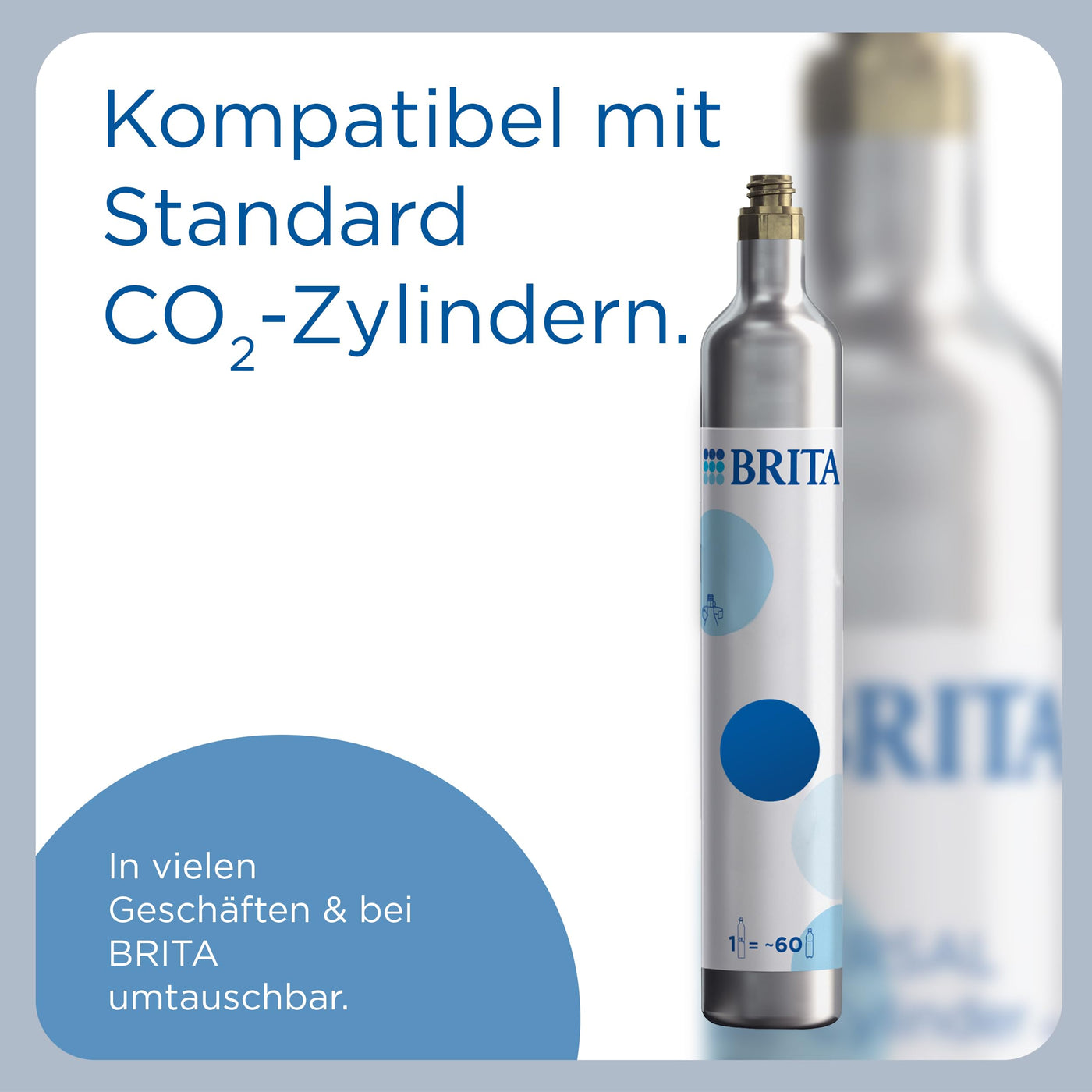 BRITA Wassersprudler sodaONE (schwarz) inkl. CO₂-Zylinder und BPA-freier PET-Flasche | Macht aus Trinkwasser spritziges Sprudelwasser (bis zu 60l pro Zylinder) – Trinkwassersprudler für zuhause