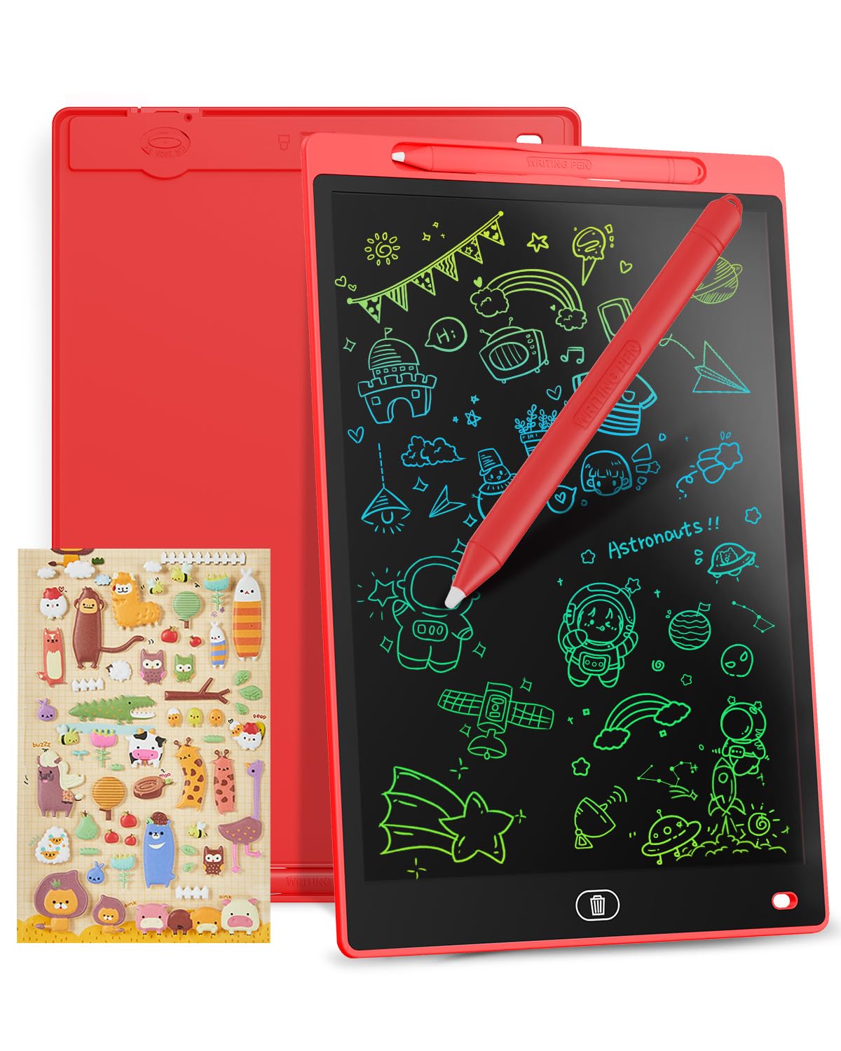 Genialba LCD-Schreibtablette, elektronisches Zeichenbrett mit 8,5 Zoll (21,9 cm), Grafiti-Tafel mit radierbarer Bildschirmsperre und wiederverwendbar, für Kindermalereien und Lernspielzeug