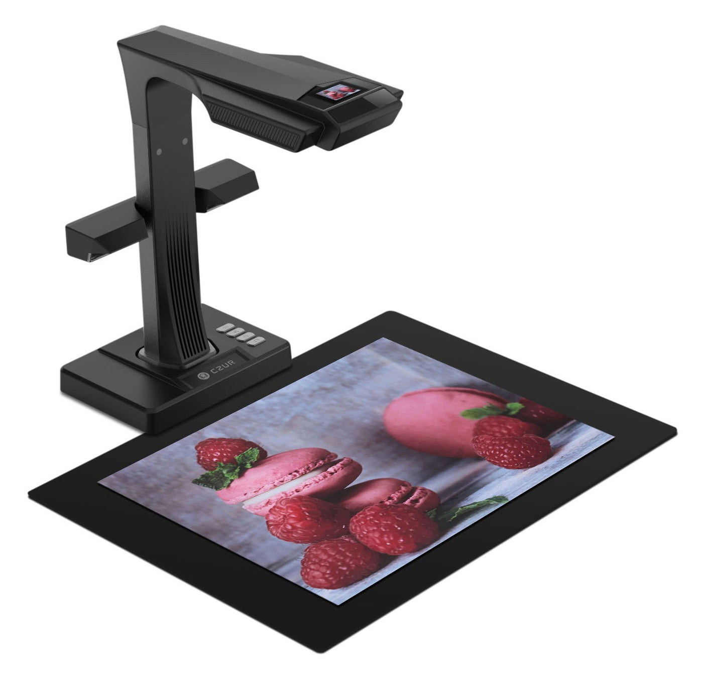 CZUR ET16 Plus Dokumentenscanner, Professional Buchscanner für Max A3 Größe,16Megapixels Kamera, Kompatibel mit macOS und Windows, OCR für über 180 Sprachen