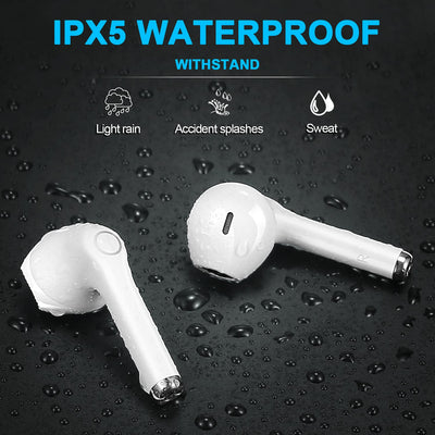 yobola Bluetooth Kopfhörer In Ear, Kopfhörer Kabellos Bluetooth 5.1 HiFi Stereoklang, IPX5 Wasserdicht Kabellose Kopfhörer Touch Control, Wireless Kopfhörer, Eingebautes Mikrofon, für Smartphone