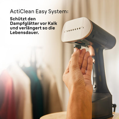 Braun QuickStyle 7 GS7077BK Dampfglätter, Dual FreeGlide 3D Technologie, FastSteam Technologie, Steamer, Dampf 35 g/min, Wassertank 250 ml, 3 m Kabellänge, in 35 Sekunden bereit, 1600W, Schwarz/Kupfer