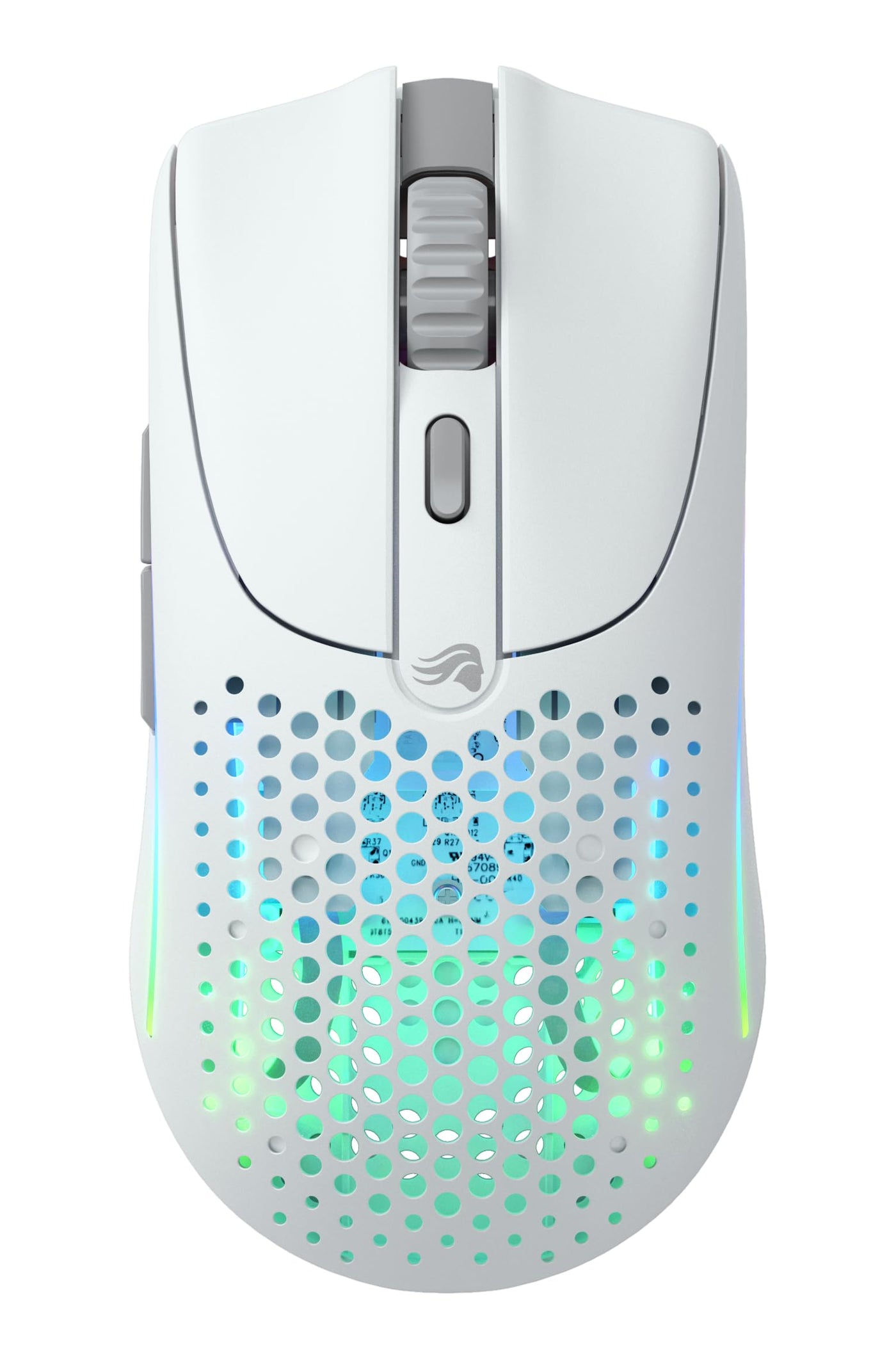 Glorious Gaming Model O 2 Wireless Gaming Mouse – 2,4 GHz & Bluetooth hybrid, superleichte 68 g, lange Akkulaufzeit, 26 k BAMF 2.0 Sensor, RGB-Beleuchtung, beidhändig, 6 Tasten, PTFE-Füße – Weiß