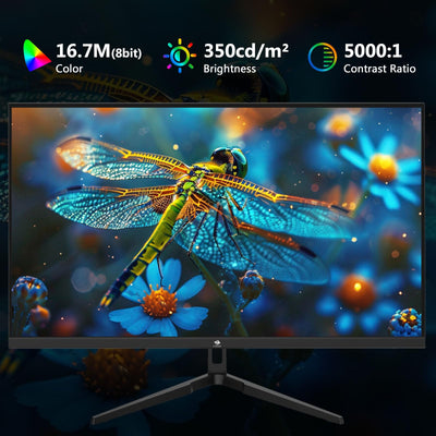 Z-Edge Gaming Monitor 24,5 Zoll 240Hz 1ms MPRT Full HD 1080P 16:9 LED Bildschirm VA Panel, 350cd/m² Helligkeit, FreeSync HDR10, DisplayPort1.4 & HDMI2.0, Unterstützt VESA 100x100mm