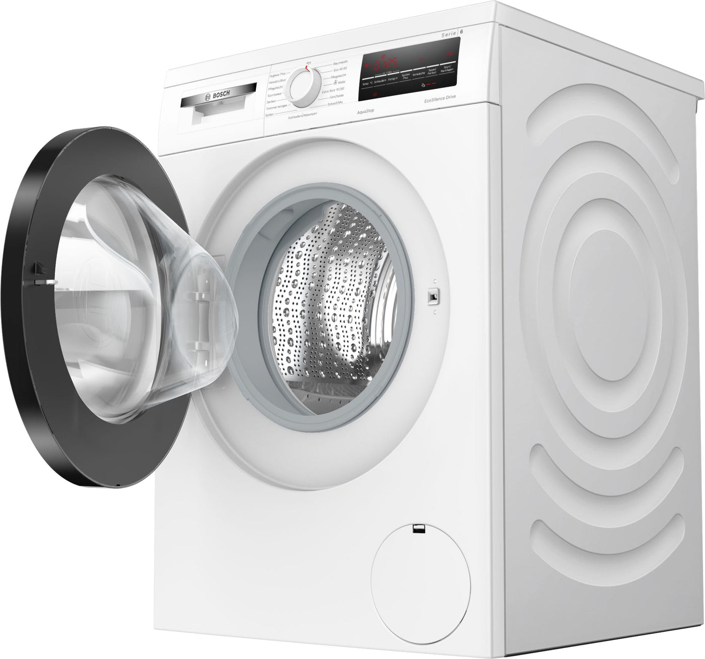 Bosch WUU28T48, Serie 6, Unterbaufähige Waschmaschine, 1-8kg, 1400 UpM, Maximale Energie- und Wasserersparnis, Speed Perfect, Extraprogramme für Sport, Dunkles und Babykleidung, Nachlegefunktion