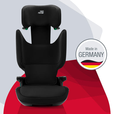 BRITAX RÖMER Kindersitz 15-36 kg KIDFIX M i-SIZE, mit ISOFIX und Belüftung, 100 - 150 cm (i-SIZE), 3,5 bis 12 Jahre, Cosmos Black