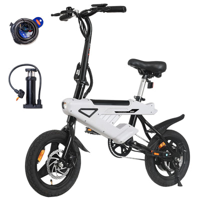 VDL A02 E-Bike Elektrofahrrad 14 Zoll, 36V 6,4Ah Batterie, E-Bike mit LCD-Display, E Bike 250W Motor & 25km/h, 3 Fahrmodi, Sitzhöhe Verstellbar