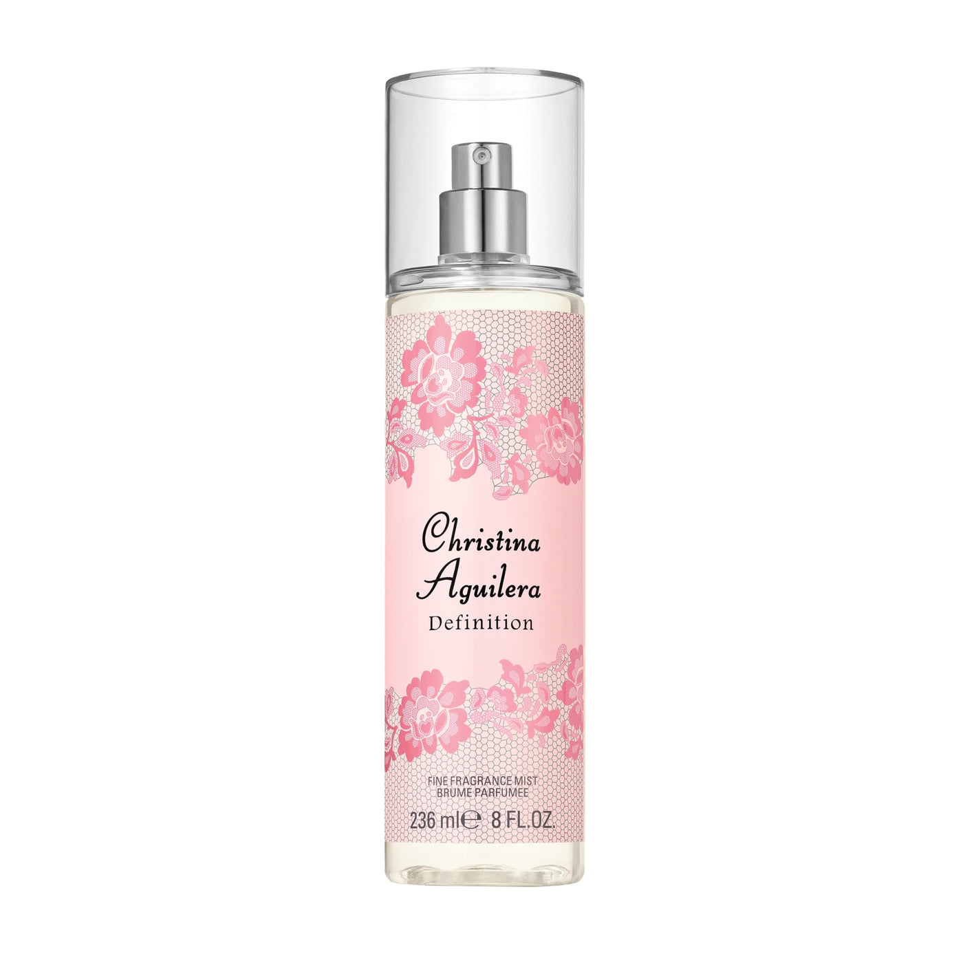 Christina Aguilera - Definition Fine Fragrance Mist, Leichtes Körperparfüm, mit Mandarine und Amber, Blumen- und Zitrusnoten, Erfrischender Duft, Ideal für den Sommer, Parfüm für Damen - 236 ml