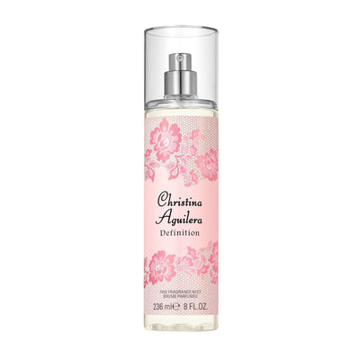 Christina Aguilera - Definition Fine Fragrance Mist, Leichtes Körperparfüm, mit Mandarine und Amber, Blumen- und Zitrusnoten, Erfrischender Duft, Ideal für den Sommer, Parfüm für Damen - 236 ml