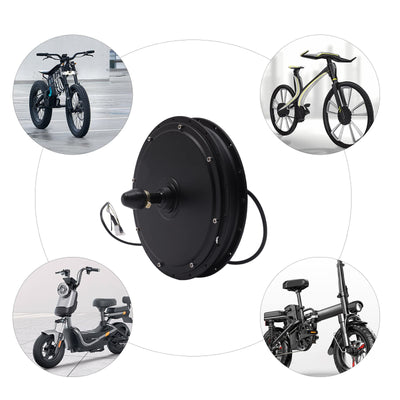 YyanLAK Elektrofahrrad Nabenmotor Kit, 36V 500W Hinterrad Bürstenloser Getriebemotor E-Bike, für die Hinterräder von Fahrrädern