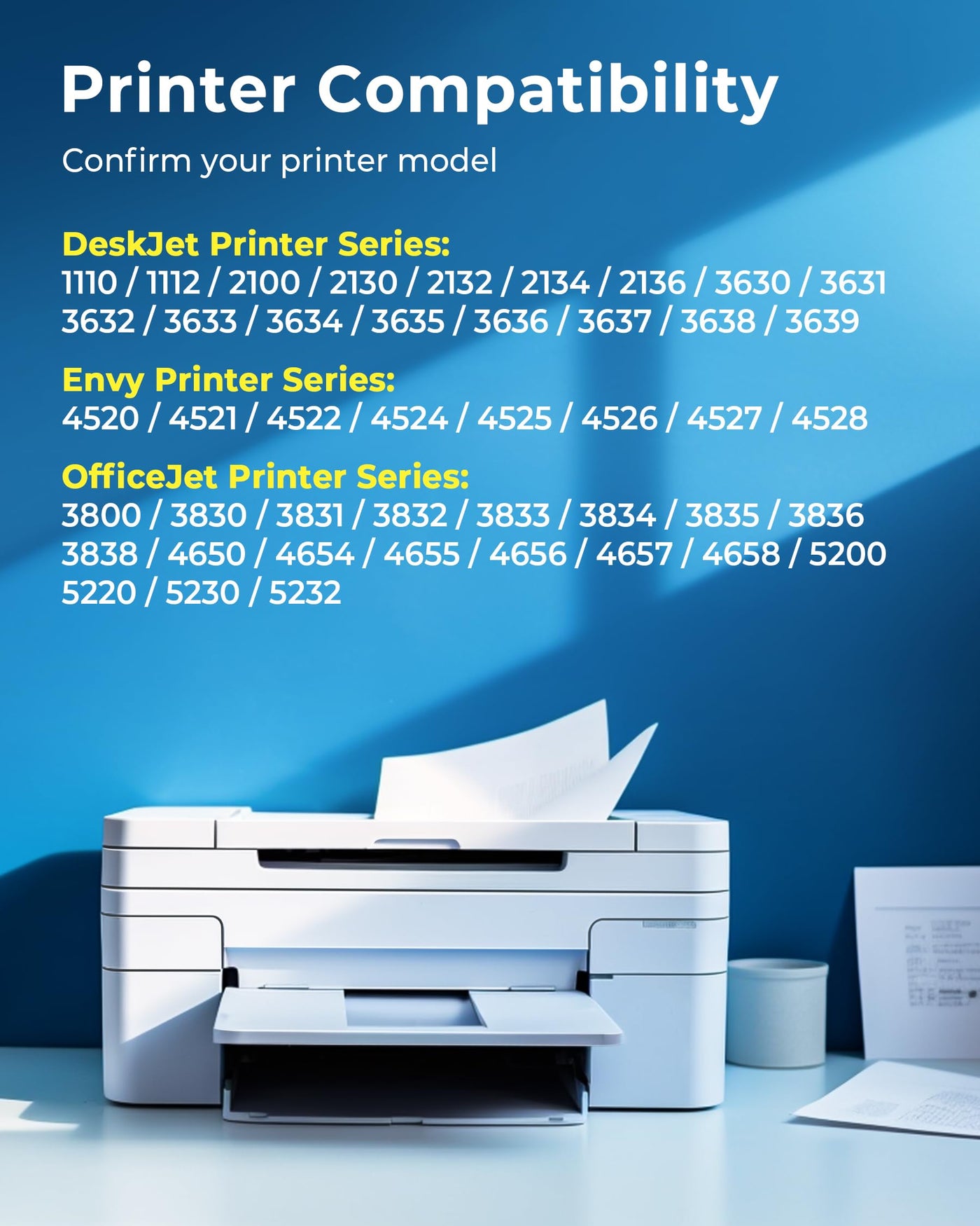 ECHALLENGE 302 XL für HP 302 druckerpatronen Multipack 302XL patrone für HP Envy 4525 4520 4522 4527 4524 DeskJet 3630 3636 3638 3639 OfficeJet 3830 3831 3833 (1Schwarz 1Farbe,2-Pack) tintenpatronen