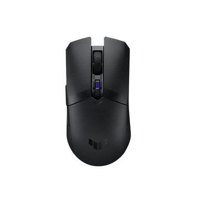 ASUS TUF Gaming M4 Wireless optische Gaming-Maus (kabellos, beidhändig, 12.000 DPI-Sensor, DPI-Taste, Aura Sync, sechs programmierbare Tasten), schwarz