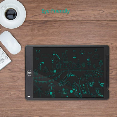 ASHATA LCD Writing Tablet,12 Zoll Portable LCD Digital Augenfreundlich Schreibtafel Papierlos Grafiktablet,Handwriting Board Multifunktion Schreibtafel für Zeichnung Malerei Notiz usw.