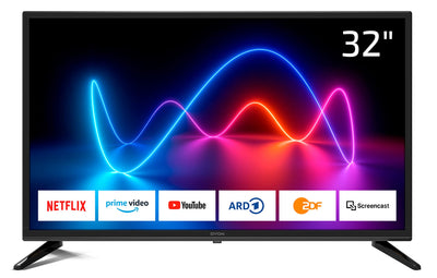 Téléviseur DYON Movie Smart 32 XT 80 cm (32 pouces) (Smart TV HD, Triple Tuner HD (DVB-C/-S2/-T2), Prime Video, Netflix et HbbTV)