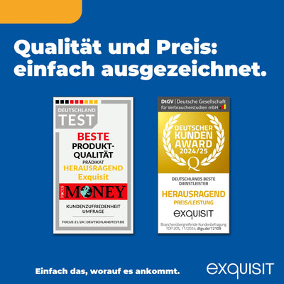 Exquisit Waschmaschine 8kg, Energieeffizienzklasse A, max. 1400 U/Min, Schnellprogramm, Startzeitvorwahl (3-24 Std.), Kindersicherung, Aquastop, ECO, 16 Waschprogramme, WA58014-340A weiss