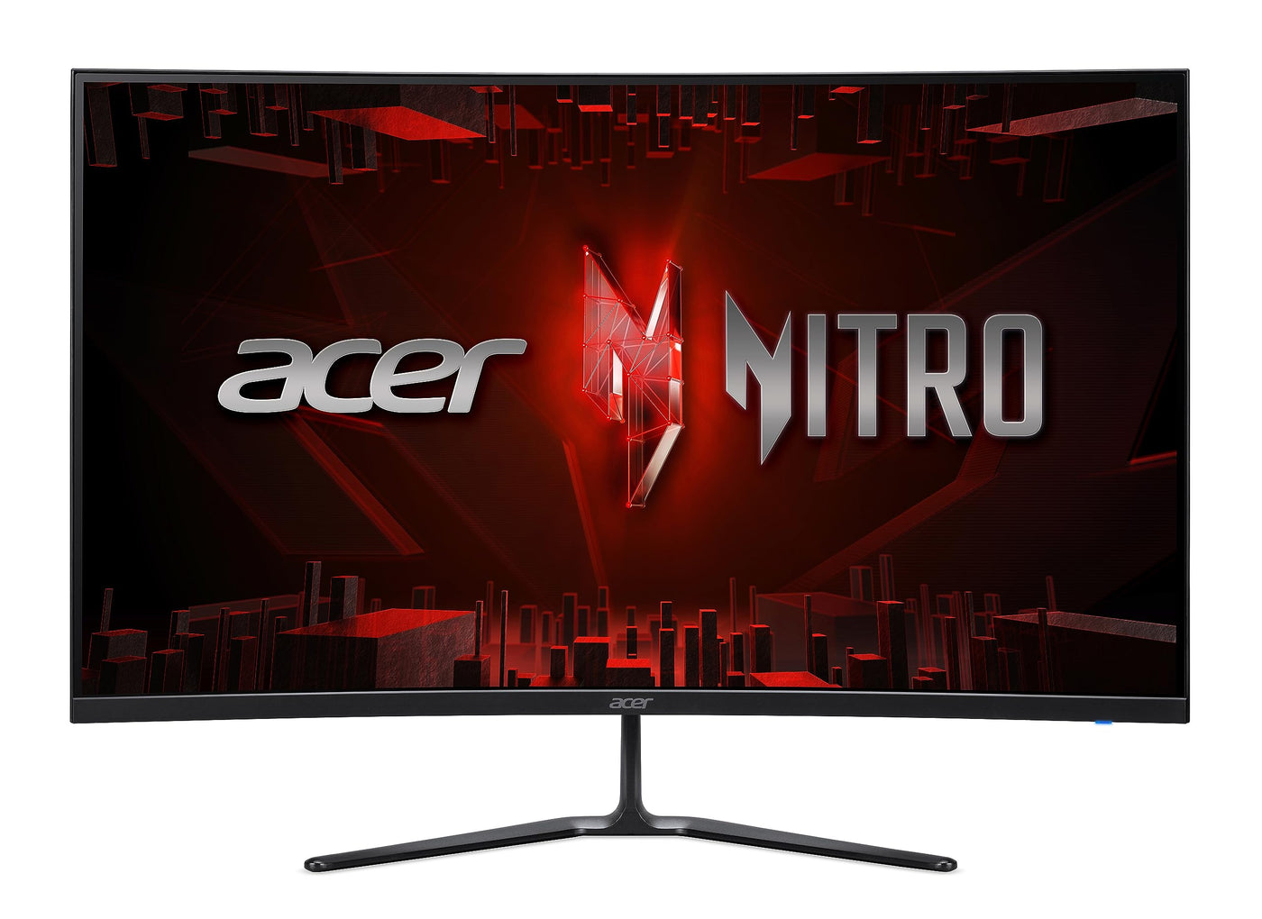 Acer Nitro ED320QRS3 Gaming Monitor 31,5 Zoll (80 cm Bildschirm) Full HD, 165Hz, 5ms (GTG), 2xHDMI 2.0, DP 1.4, Curved, DP/HDMI FreeSync Premium, Schwarz