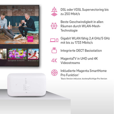 Deutsche Telekom WLAN Speedport Smart 3 R (für SuperVectoring) B-Ware, Dual Band