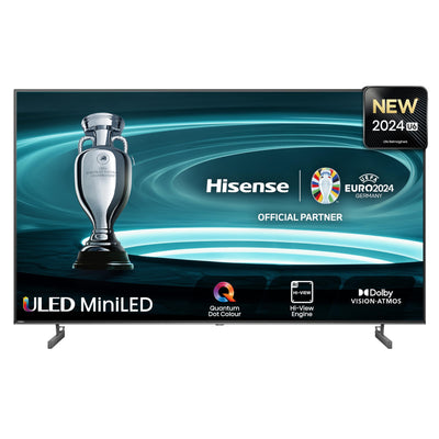 Hisense 55U6NQ Téléviseur 139 cm (55 pouces) 4K Mini LED ULED HDR Smart TV, 60 Hz, HDMI 2.0, Mode Jeu Plus, Dolby Vision et Atmos, Bluetooth, Alexa intégré, Anthracite, [2024]