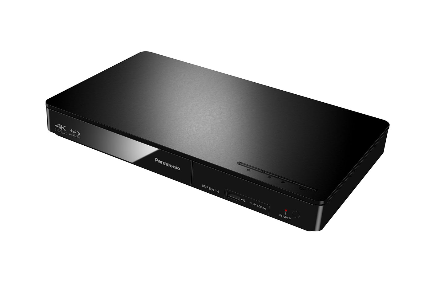 Panasonic DMP-BDT184EG 3D Blu-ray Player (4K Upscaling, DLNA, VoD, HDMI-Steuerung, USB, MKV-Playback) schwarz