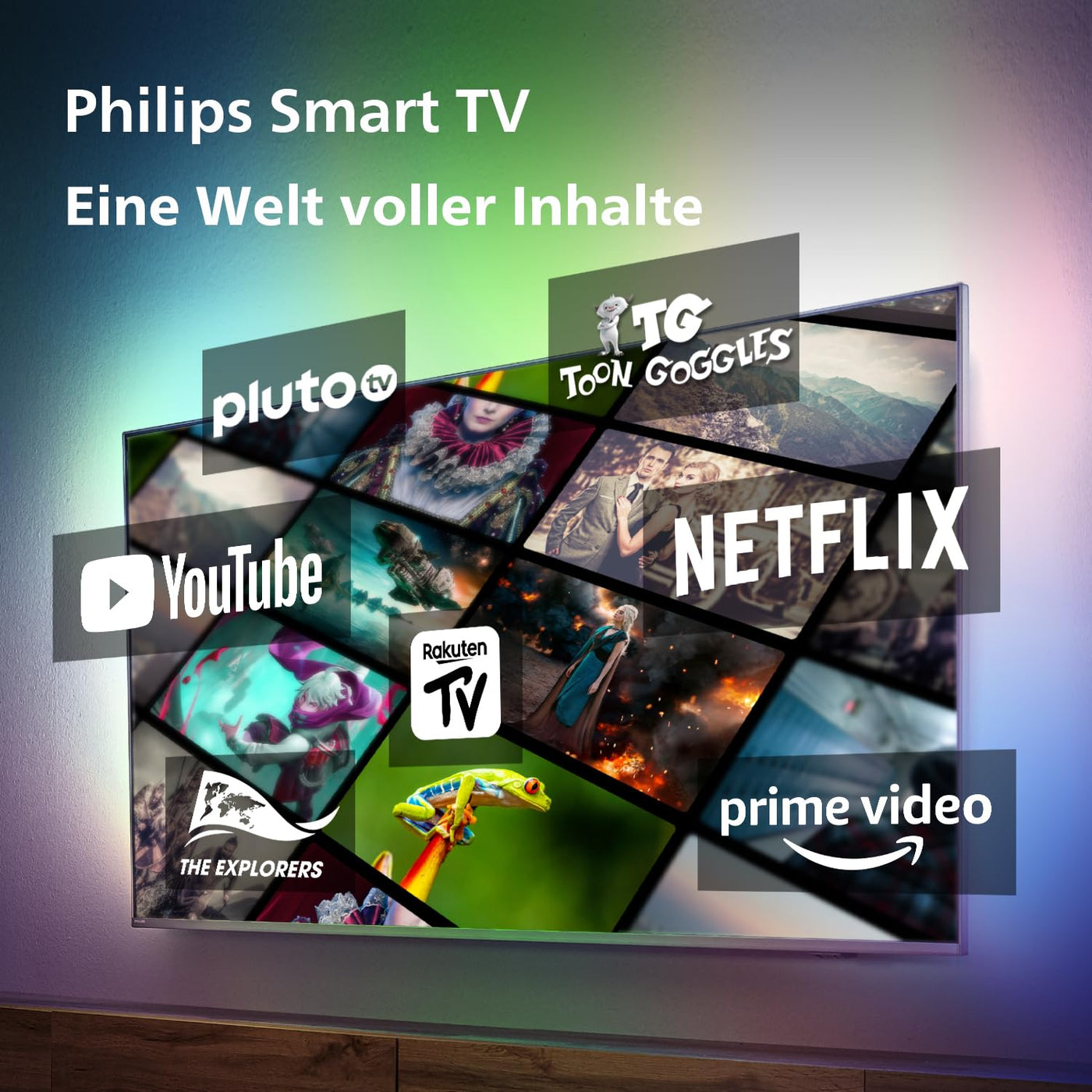 Téléviseur PHILIPS Ambilight | 32PFS6908/12 | Téléviseur LED Full HD 80 cm (32 pouces) | 60 Hz | HDR | Téléviseur intelligent