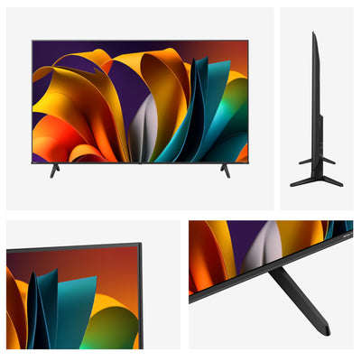 Hisense 58E6NT 146cm (58 Zoll) Fernseher, 4K UHD Smart TV, Precision Colour, HDR, Dolby Vision, 60Hz, Triple Tuner DVB-C/S/S2/T/T2, WiFi, HDMI 2.1, Bluetooth, Alexa Built-in, Schwarz, [2024]